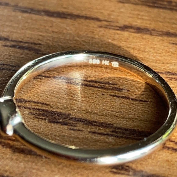 BLUE NILE 14K GOLD Marquise Diamond Ring - Picture 5 of 6